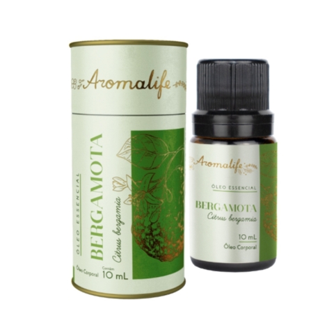 OLEO ESSENCIAL BERGAMOTA AROMALIFE 10ML - 140121