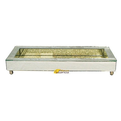 BANDEJA MALDIVAS GLITER/ESPELHO G - 040858