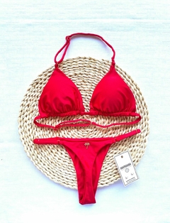 Biquíni Cortininha Marquinha Vermelho - comprar online