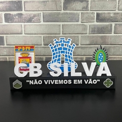 LETREIRO MILITAR PERSONALIZADO 3D - comprar online