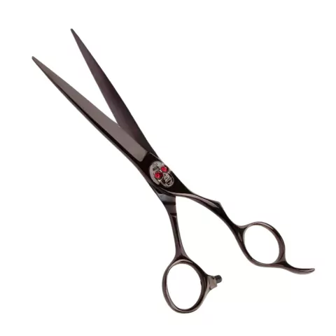 Tesoura Fio Navalha Anatomic Caveira Black 6.5 - Marco Boni