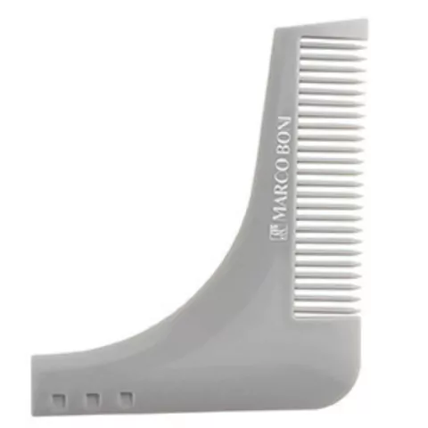 Pente Alinhador Para Barba e Contorno - Cinza - Marco Boni