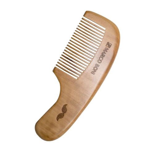 Pente De Barba, Cabelo e Bigode - Antiestático e Compacto - Marco Boni