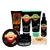 Kit Para Barba com Óleo 60ml, Shampoo 100ml, Balm 100ml, Pomada de Cabelo 100g, Balm Tatuagem 100ml e Pente Chaveiro