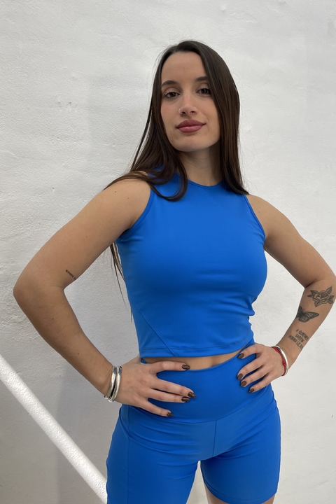 Musculosa Ema - Azul Francia