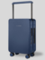 Mala tamanho cabine ou bordo, cor azul. Design minimalista, alça ampla. Materiais premium, policarbonato.  Promoção black friday. Mala anti furto.