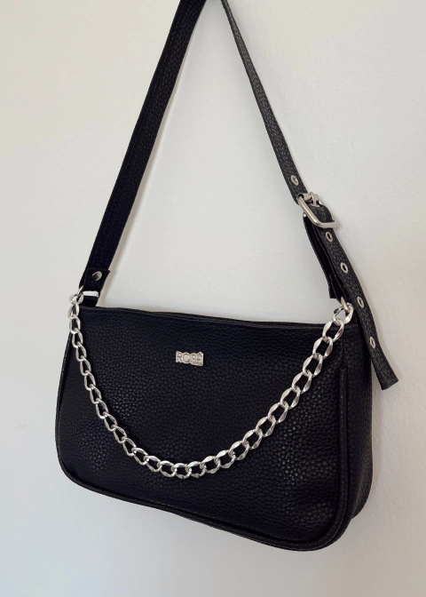MINI BAG CHAIN NEGRO