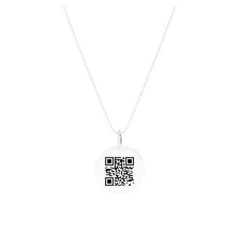 Colar medalha QR Code - LEIA A DESCRIÇÃO - comprar online