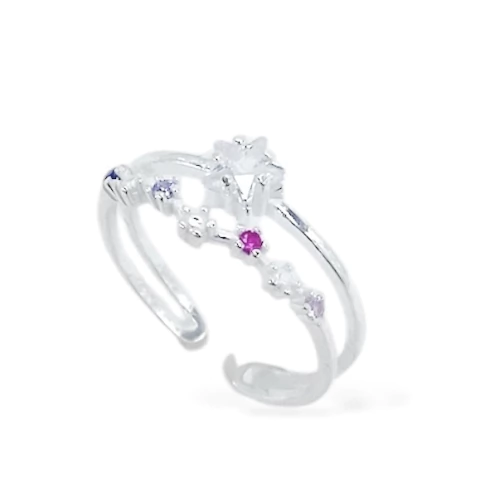 Anel Regulável Duplo Color - comprar online