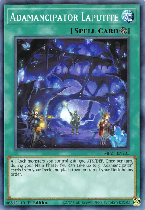 Adamancipator Laputite (YuGiOh) MP21-EN233