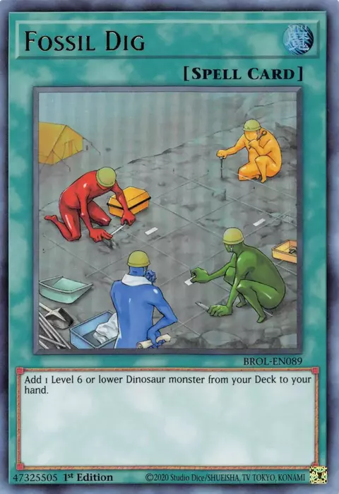 Fossil Dig (YuGiOh) BROL-EN089