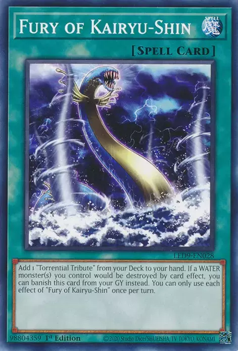 Fury of Kairyu-Shin (YuGiOh) LED9-EN028