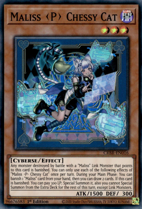 Maliss <P> Chessy Cat (YuGiOh) CRBR-EN016