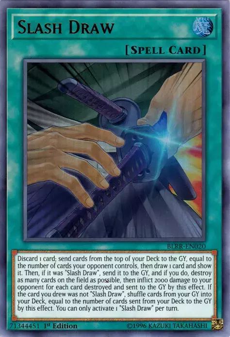 Slash Draw (YuGiOh) BLRR-EN020