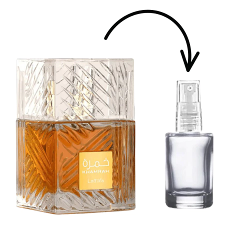 Decant Khamrah Lattafa - Eau de Parfum Compartilhável