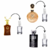 Kit 3 decants de perfumes magnéticos