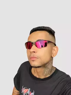 HALF JECKET CRISTAL BLACK LENTES DARK RUBI - Okl outlet019