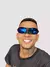 PLANTARIS BLACK LENTES NEON BLUE - Okl outlet019