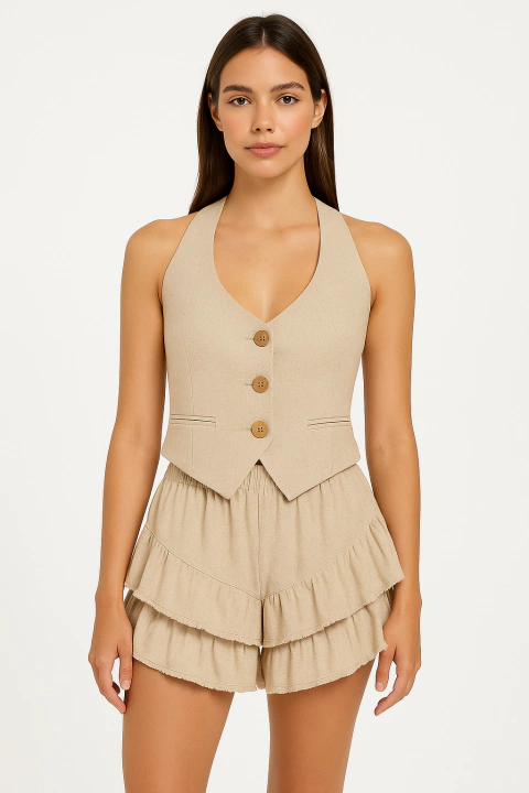 CHALECO NAPLES S/ESPALDA