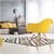Sillas Eames con brazos, y con patas en madera x2 unds. - tienda online