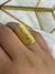 Anillo liso con baño en oro de 24 quilates - comprar online
