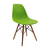 Sillas Eames con patas en madera x2 unds.
