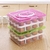 Organizador de huevos con 32 compartimentos
