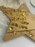 Topitos con baño en oro de 24 quilates