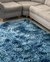 Alfombra de peluche combinada de 2 m x 1,5 m