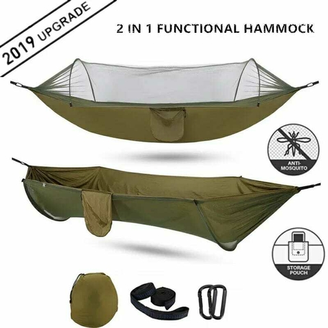 Hamaca con mosquitero para camping