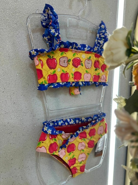 Biquini Maçãs Viva Flor