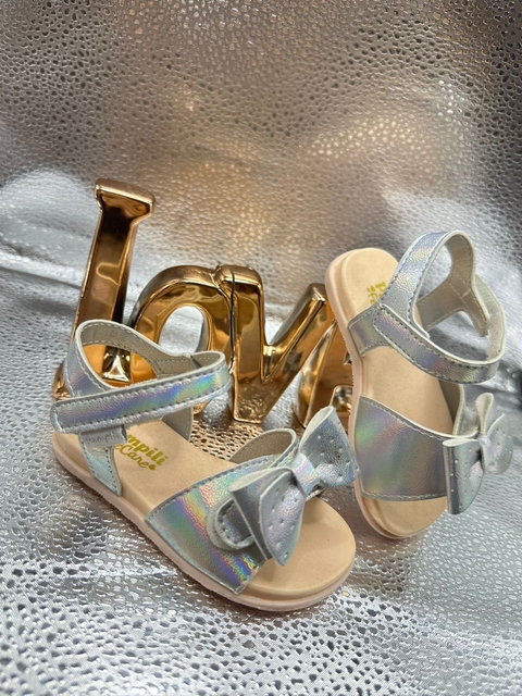 Sandalia Fly Mini Prata