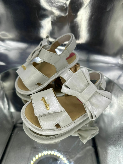 Sandália Gambo Mini Glitter Branco