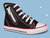Imagem do Tênis Canvas Hi Ziper Preto