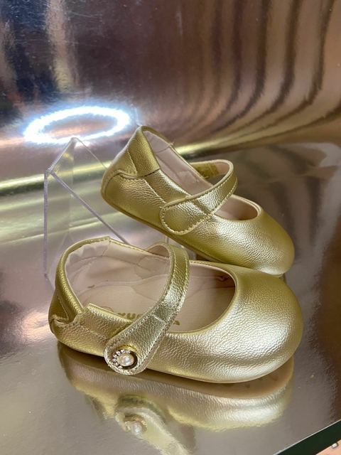 Sapatilha Baby ouro