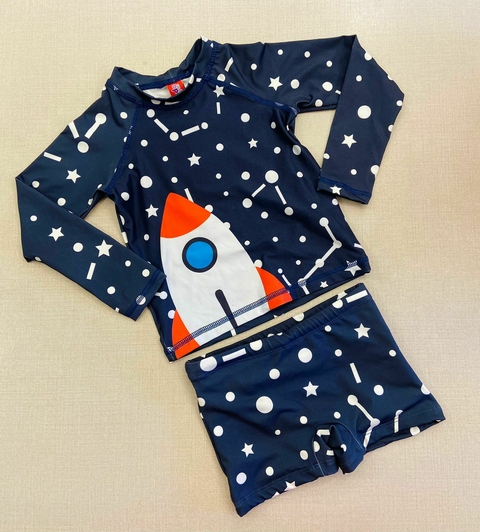 Conjunto Panda Pool UV Galáxia