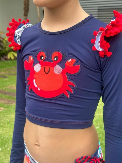 Conjunto Biquíni Cropped Kids Karol