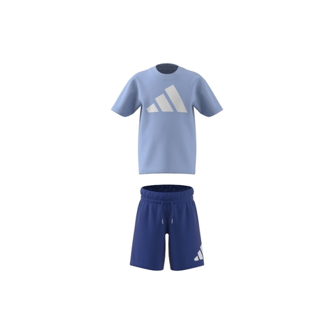 Conjunto Adidas Globlu/white Azul Claro