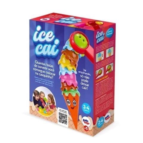 Jogo de Empilhar Sorvete Ice Cai - Paki Toys - comprar online