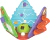 Brinquedo Educativo Pirâmide Festa na Fazenda - Solapa - 420 Mercotoys - comprar online