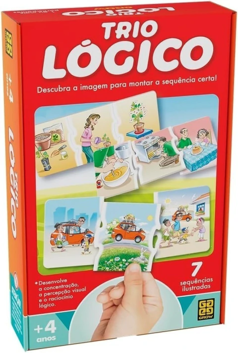 Jogo Educativo - Trio Lógico - Grow