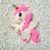 PINGENTE UNICORNIO 78MM EM PVC - comprar online