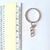 ARGOLA CHAVEIRO ITALIANA COM CORRENTE 25MM - comprar online