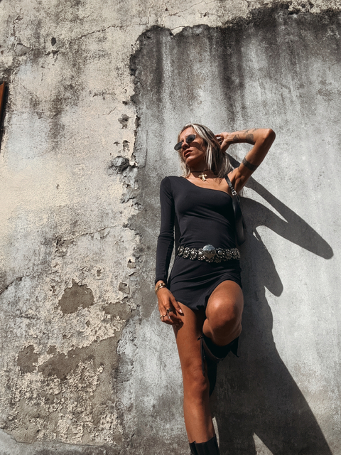 Vestido Buenos Aires mula manca