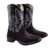 Bota Texana Couro Café queimado e Couro Fossil Royal-1900 - comprar online
