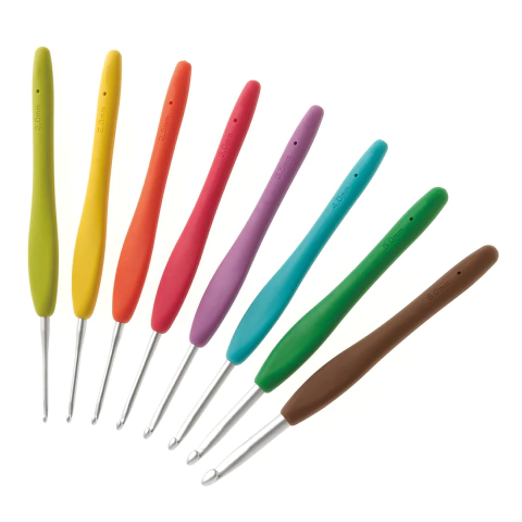 Agulha Crochê Emborrachado