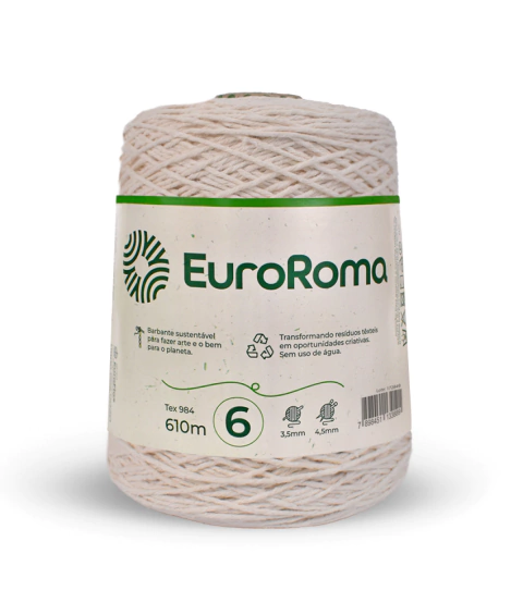 Barbante EuroRoma CRU 600g