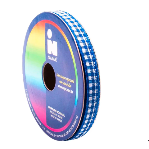 Fita Xadrez Vichy - 7 mm (10m)