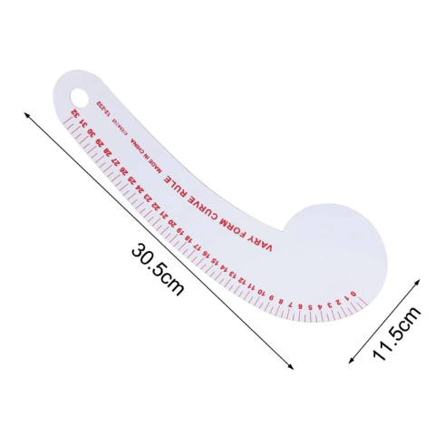 Régua Curva Para Modelagem 32cm