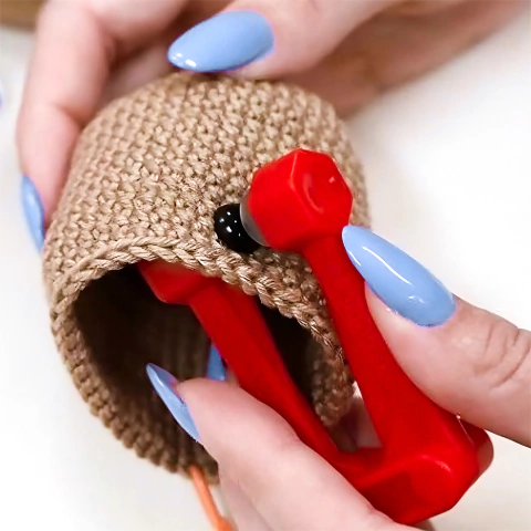 Aplicador Olhos de Amigurumi